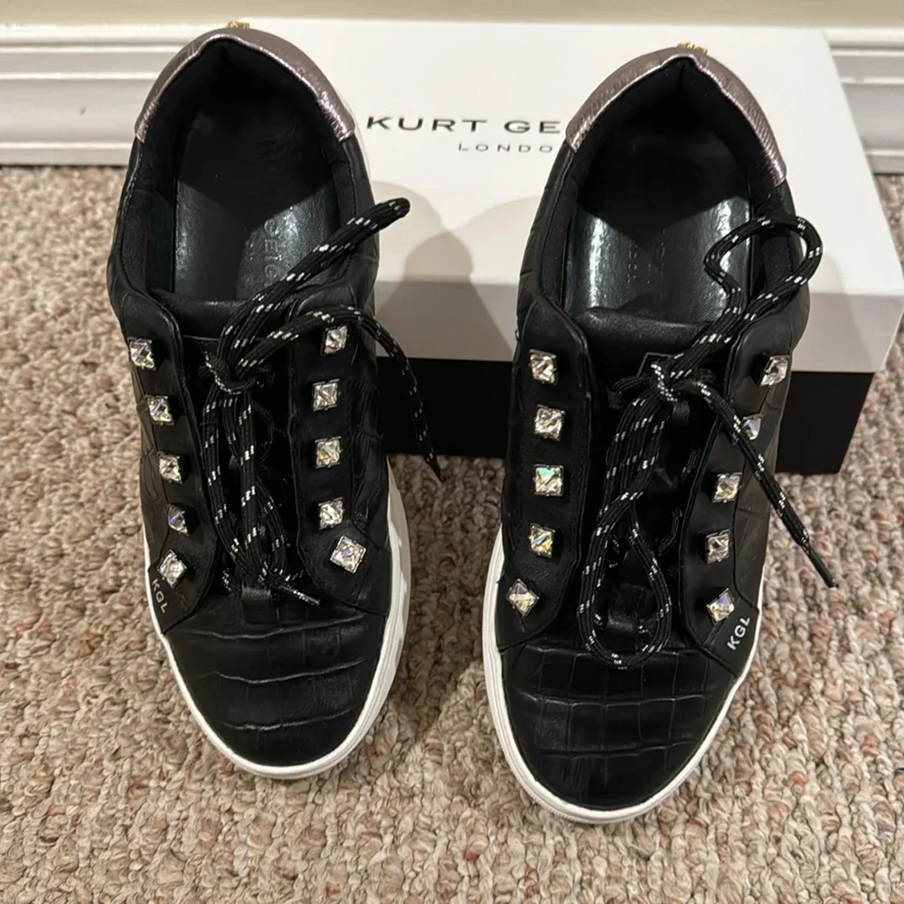 Kurt Geiger London- Women's Liviah Low Top Platform Sneakers, eur 38.5, US 8 - Picture 3 of 6